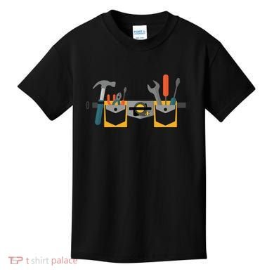 Workman Tool Belt Handyman Costume Kids T-Shirt