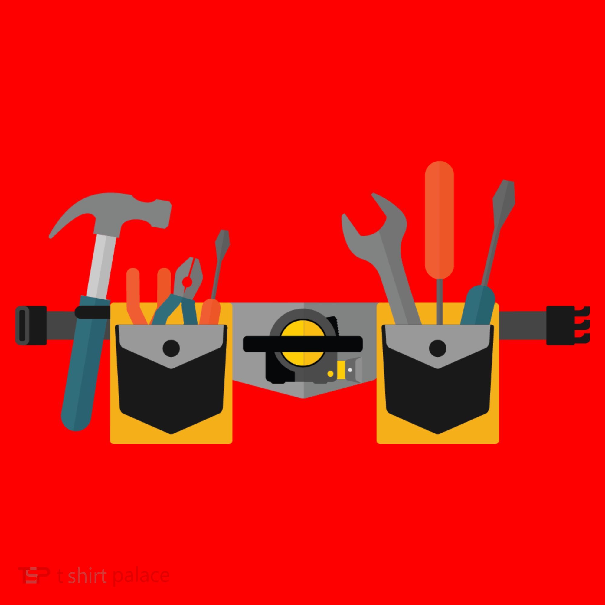 Workman Tool Belt Handyman Costume Santa Hat