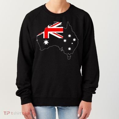 World Australia Map Flag Women's Sweatshirt