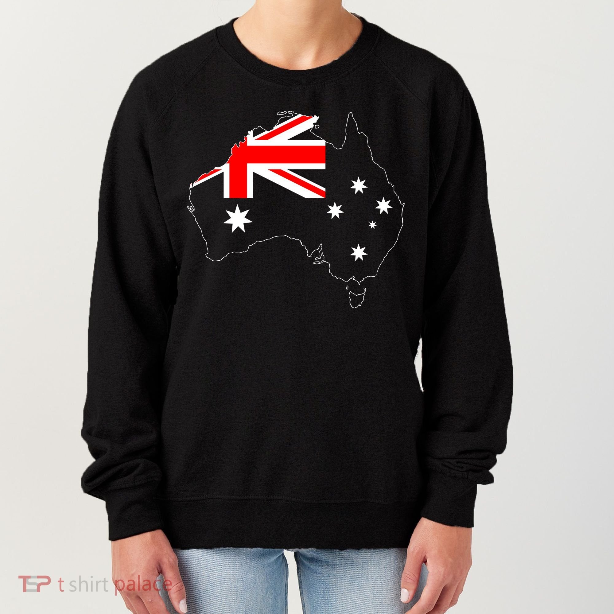 World Australia Map Flag Women's Sweatshirt