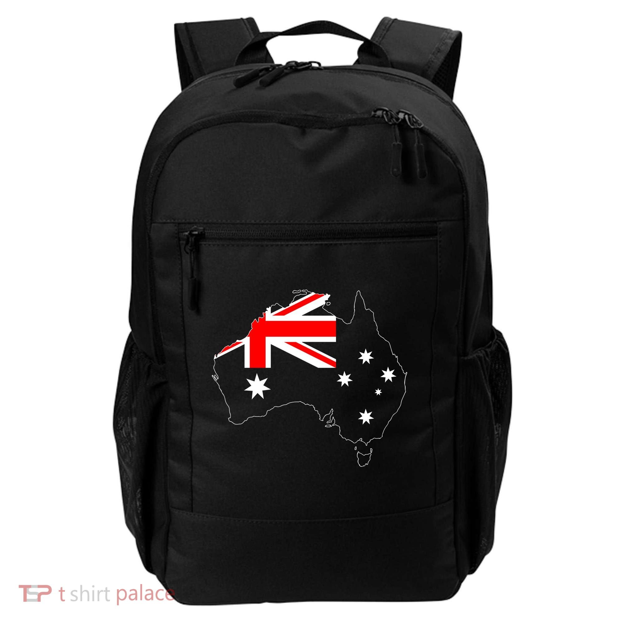 World Australia Map Flag Backpack