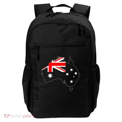 World Australia Map Flag Backpack