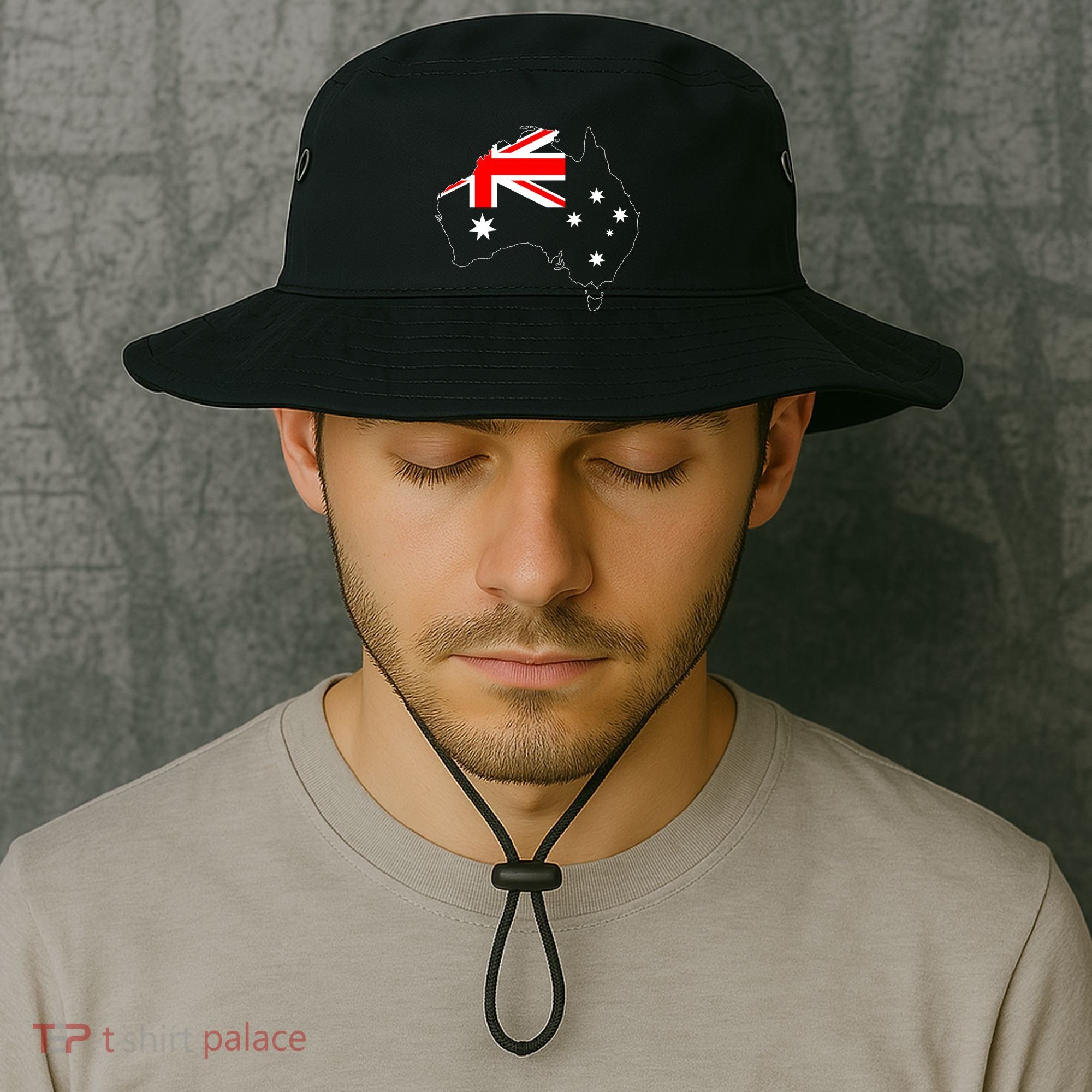 World Australia Map Flag Bucket Hat