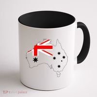 World Australia Map Flag Coffee Mug thumb 1
