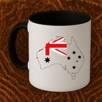 World Australia Map Flag Coffee Mug thumb 2