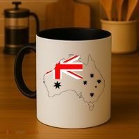 World Australia Map Flag Coffee Mug thumb 4