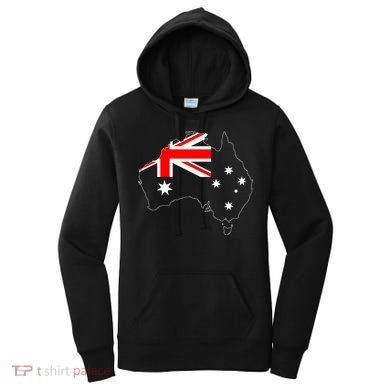 World Australia Map Flag Women's Hoodie