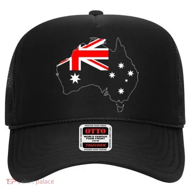 World Australia Map Flag Hat
