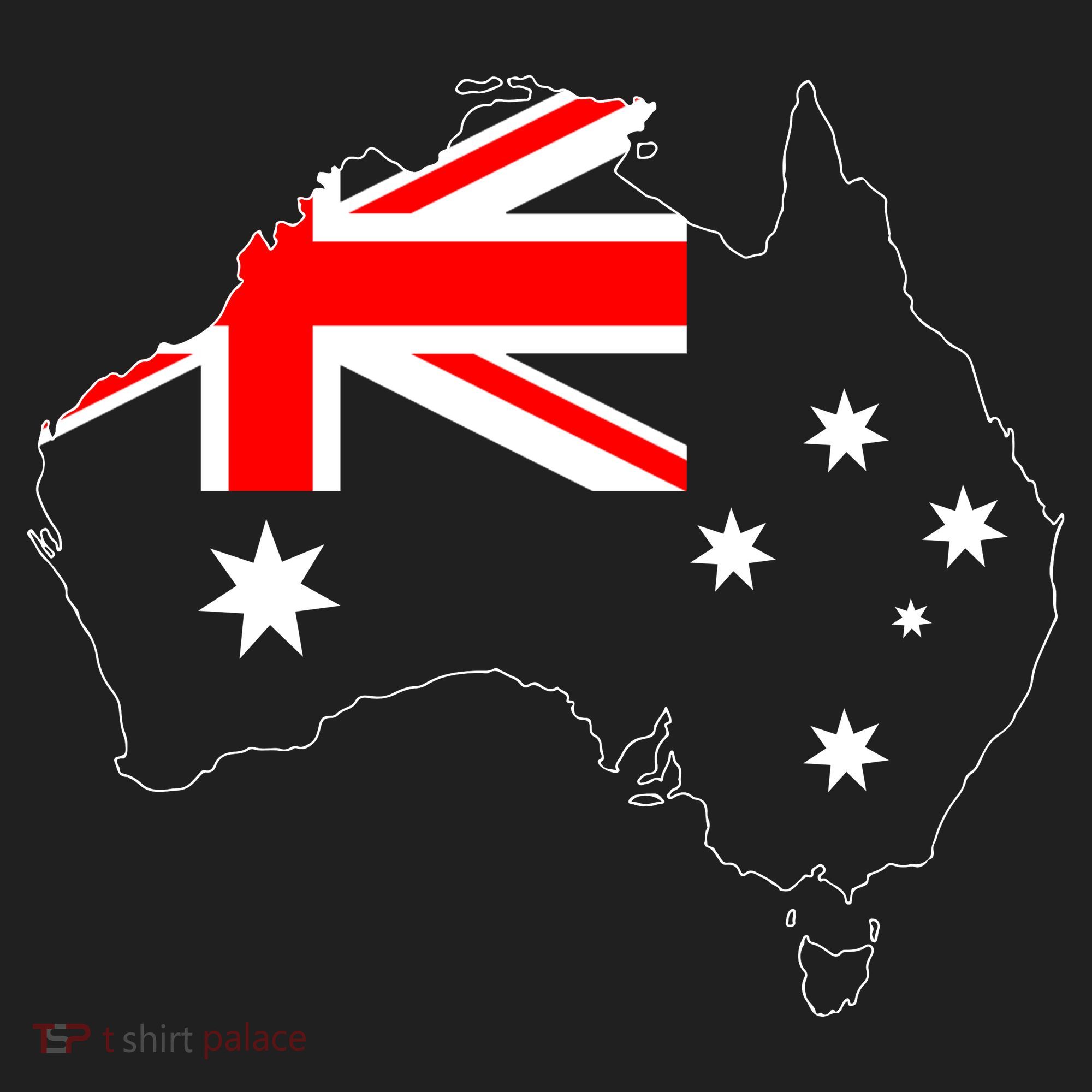 World Australia Map Flag Hat