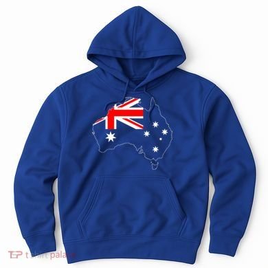 World Australia Map Flag Hoodie