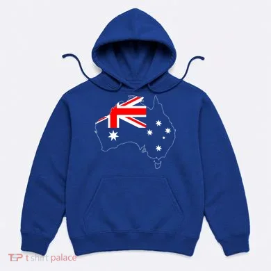 World Australia Map Flag Hoodie