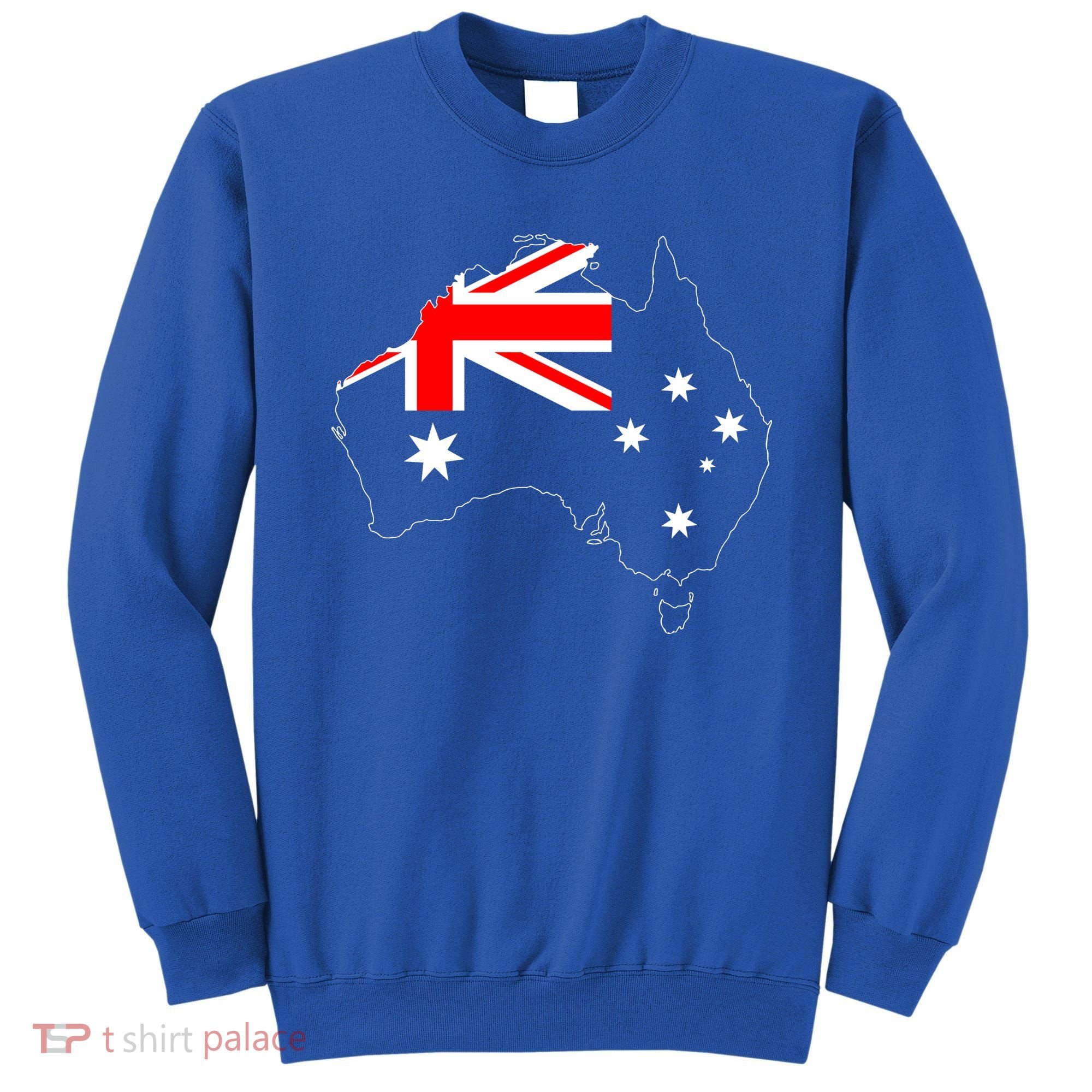World Australia Map Flag Sweatshirt