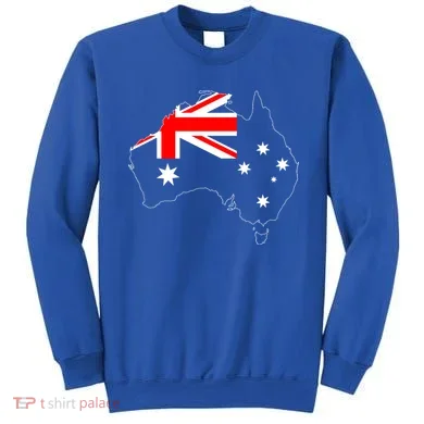 World Australia Map Flag Sweatshirt
