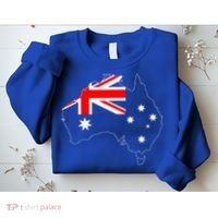 World Australia Map Flag Sweatshirt thumb 2