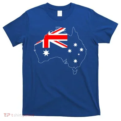 World Australia Map Flag T-Shirt