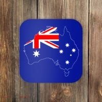 World Australia Map Flag Coaster thumb 0