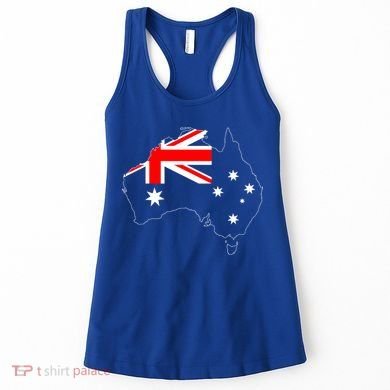 World Australia Map Flag Women's Tank Top