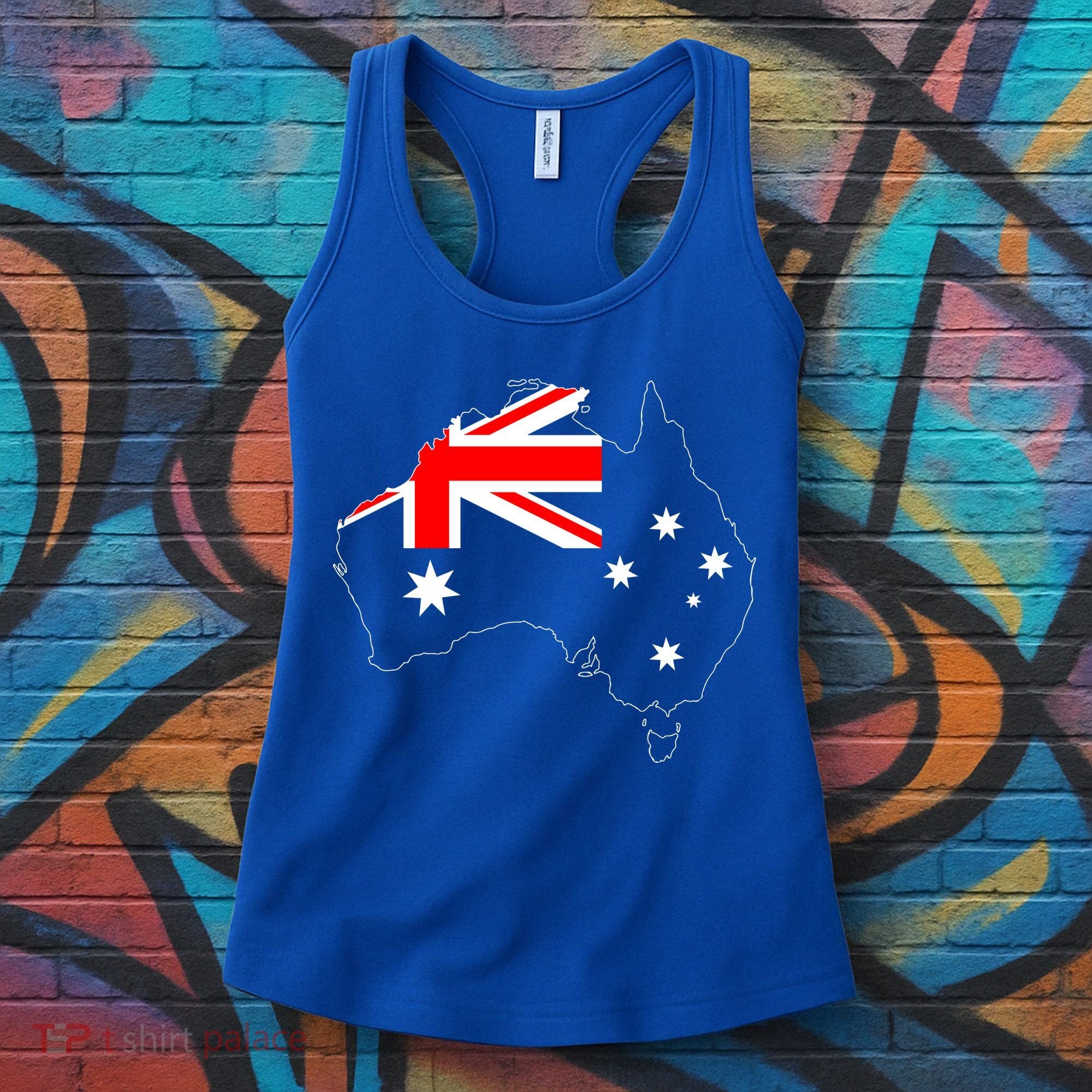 World Australia Map Flag Women's Tank Top