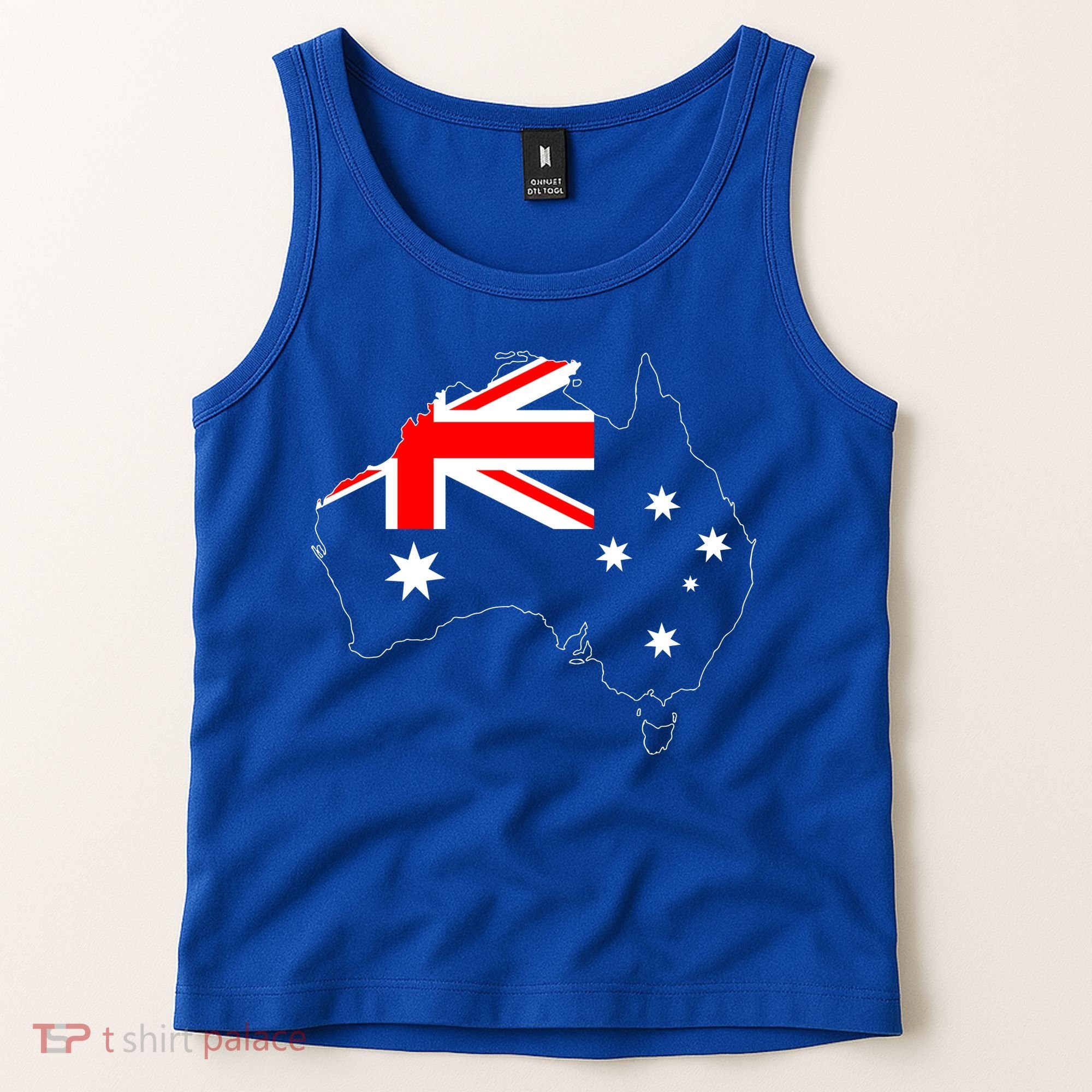 World Australia Map Flag Tank Top