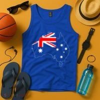 World Australia Map Flag Tank Top thumb 4