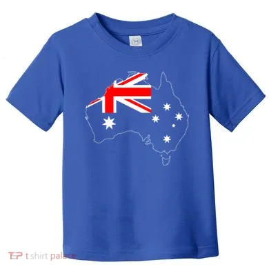 World Australia Map Flag Toddler T-Shirt