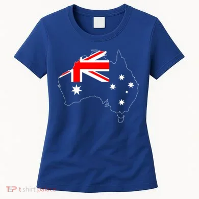 World Australia Map Flag Women's T-Shirt