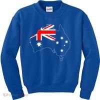 World Australia Map Flag Kids Sweatshirt thumb 0