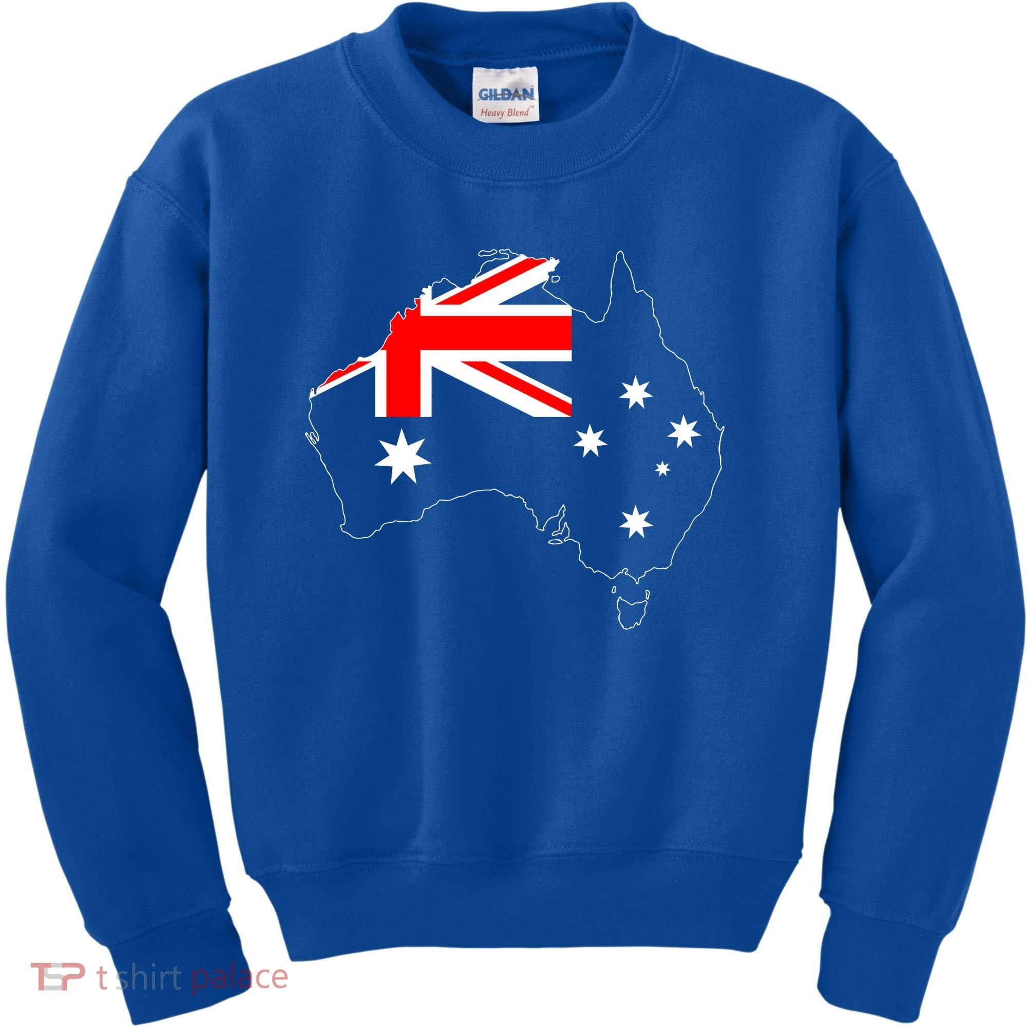 World Australia Map Flag Kids Sweatshirt