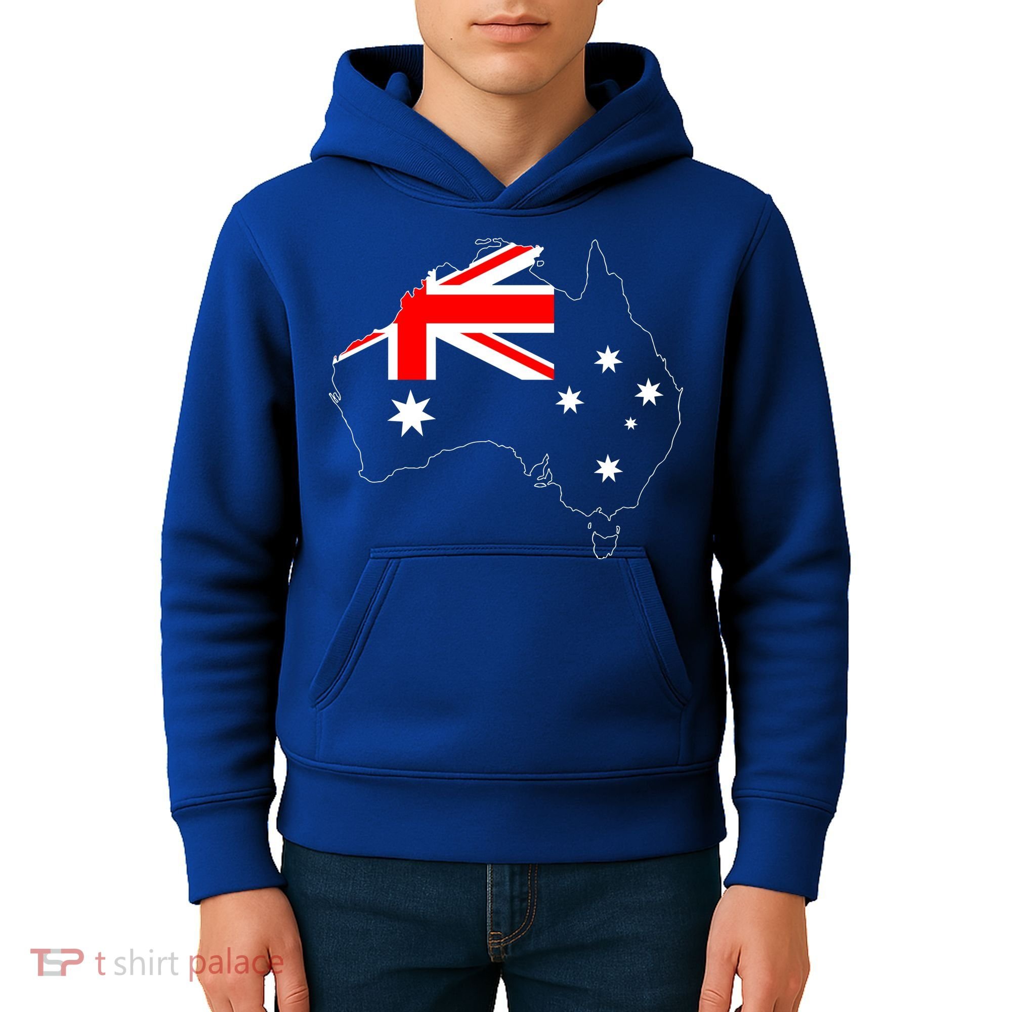 World Australia Map Flag Kids Hoodie