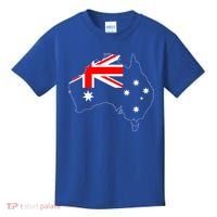 World Australia Map Flag Kids T-Shirt thumb 0