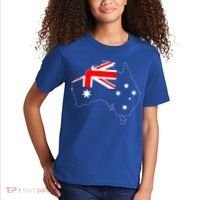 World Australia Map Flag Kids T-Shirt thumb 2