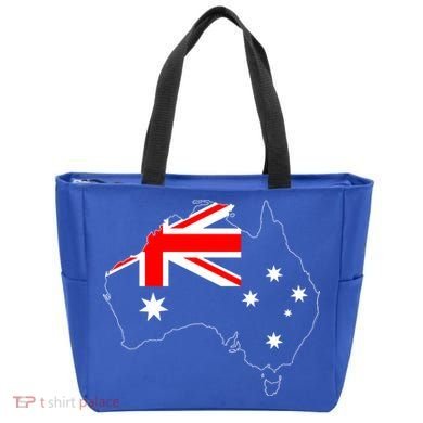 World Australia Map Flag Tote Bag