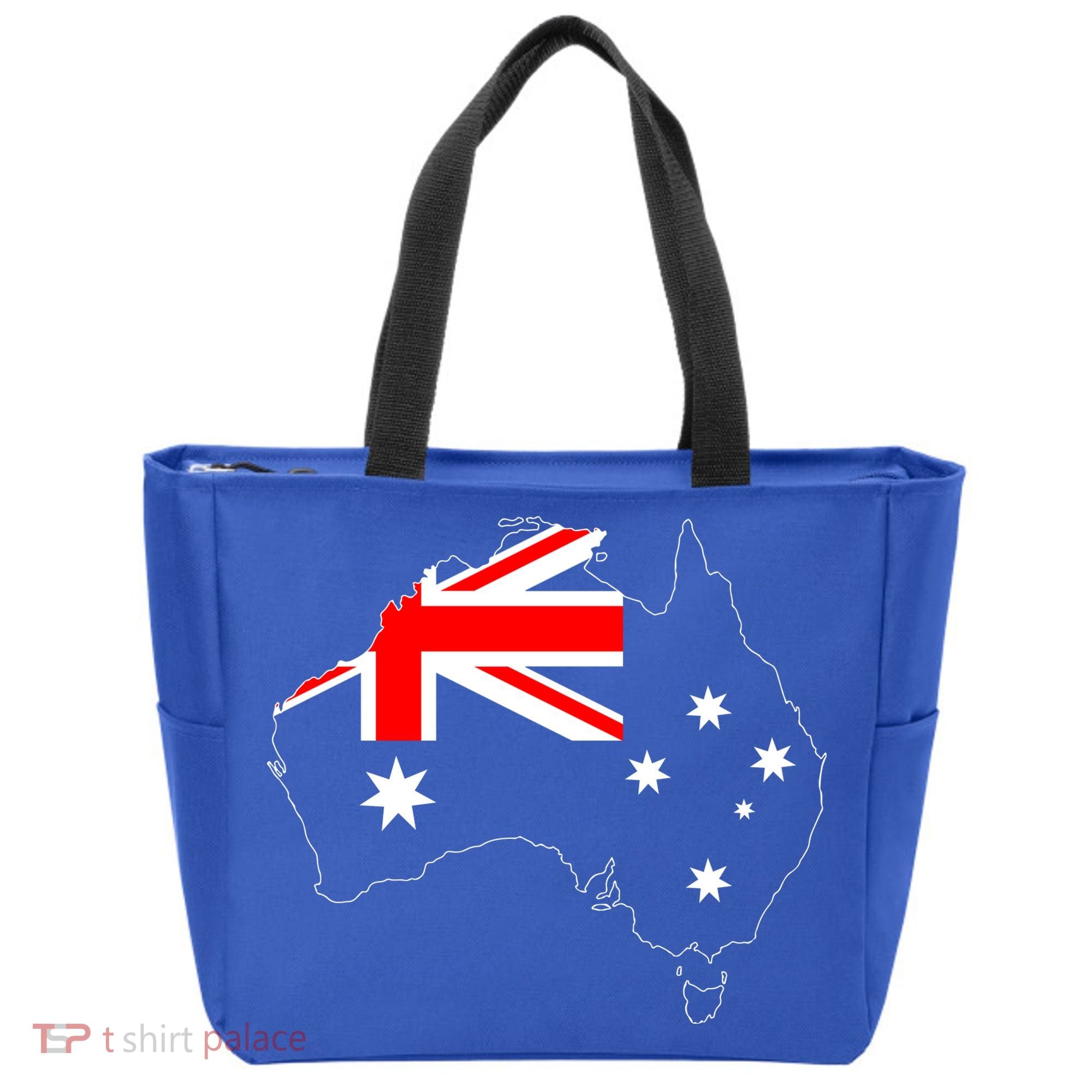 World Australia Map Flag Tote Bag