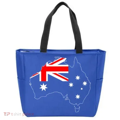 World Australia Map Flag Tote Bag