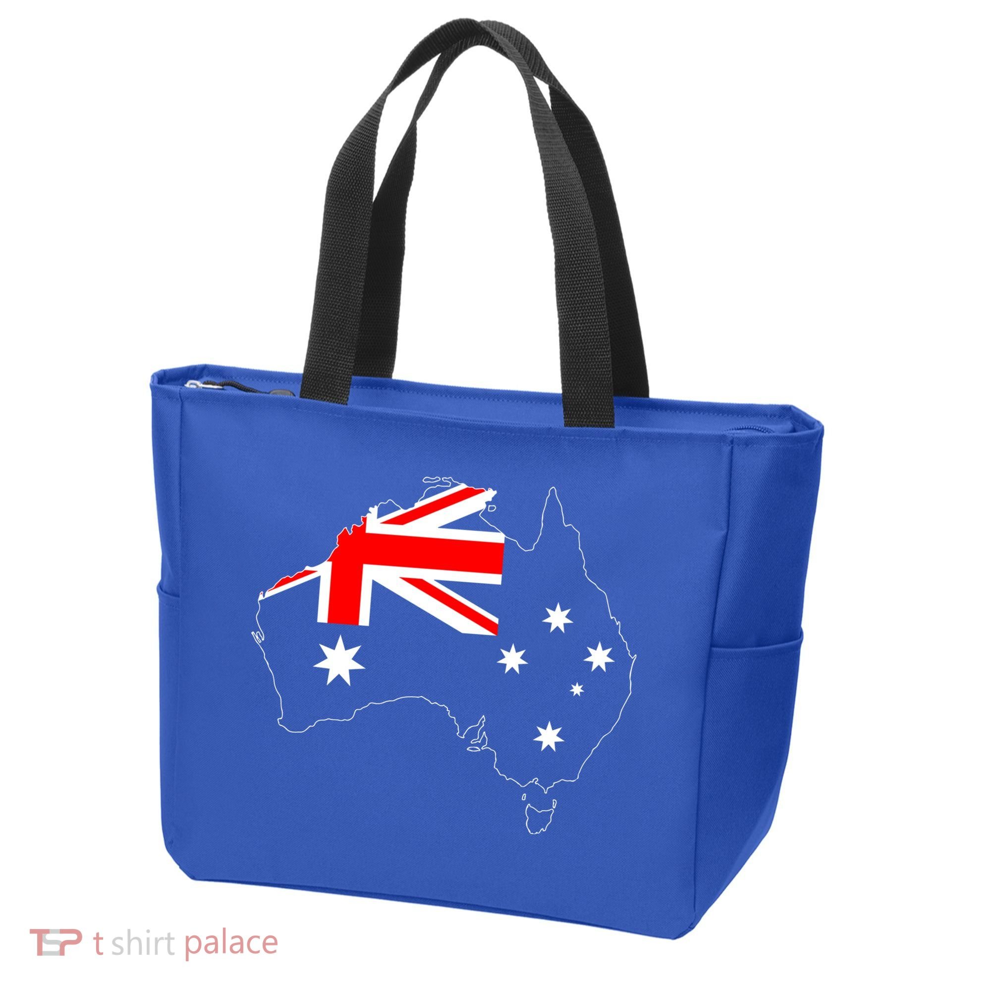 World Australia Map Flag Tote Bag