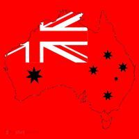 World Australia Map Flag Santa Hat thumb 1