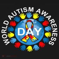 World Autism Awareness Day Earth Puzzle Ribbon Ornament thumb 1