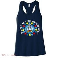 World Autism Awareness Day Earth Puzzle Ribbon Women's Tank Top thumb 0