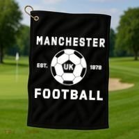 World Classic Soccer Football Arch Cup Manchester Golf Towel thumb 1