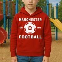 World Classic Soccer Football Arch Cup Manchester Kids Hoodie thumb 2