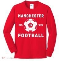 World Classic Soccer Football Arch Cup Manchester Kids Long Sleeve Shirt thumb 0