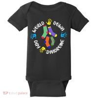 World Down Syndrome Awareness Day Baby Bodysuit thumb 0