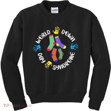 World Down Syndrome Awareness Day Kids Sweatshirt