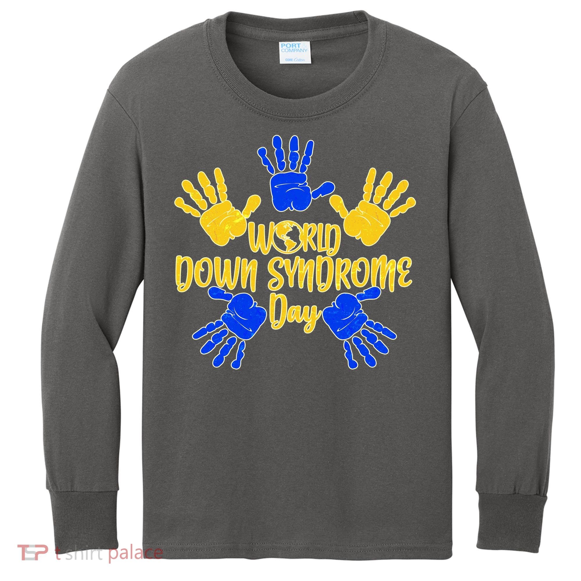 World Down Syndrome Day Kids Long Sleeve Shirt