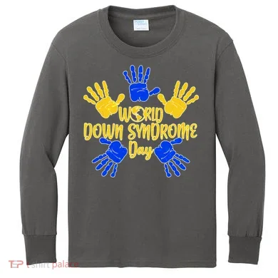 World Down Syndrome Day Kids Long Sleeve Shirt