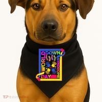World Down Syndrome Day 21.3 USA-Made Doggie Bandana thumb 1