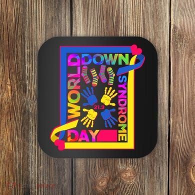 World Down Syndrome Day 21.3 Coaster
