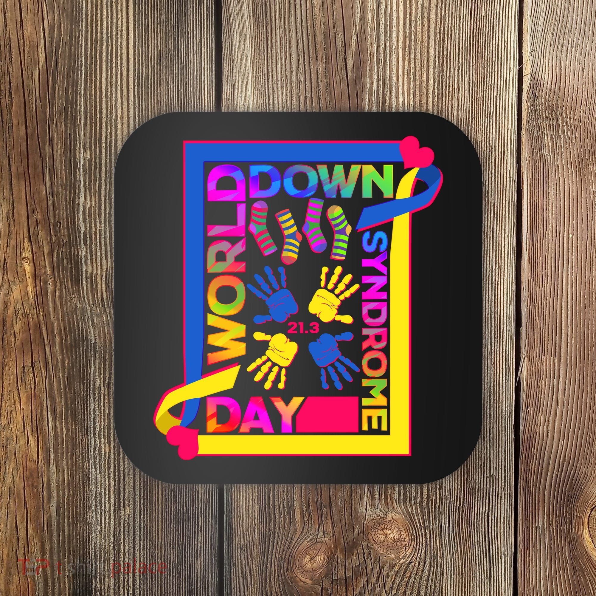 World Down Syndrome Day 21.3 Coaster