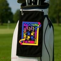 World Down Syndrome Day 21.3 Golf Towel thumb 2