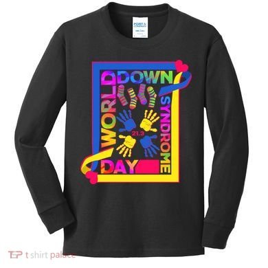 World Down Syndrome Day 21.3 Kids Long Sleeve Shirt